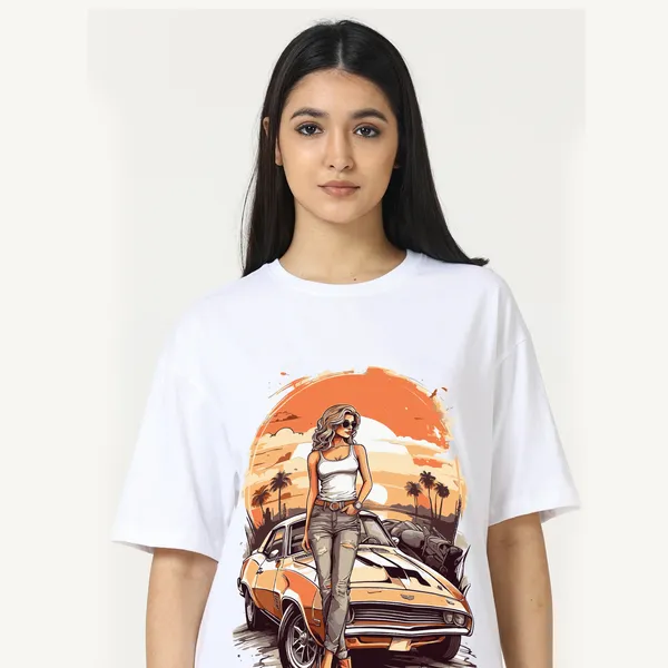 White_Cotton_Blend_Printed_Round_Neck_Half_Sleeve_Comfort_Fit_&_Oversized_&_Regular_T-Shirt_For_Women