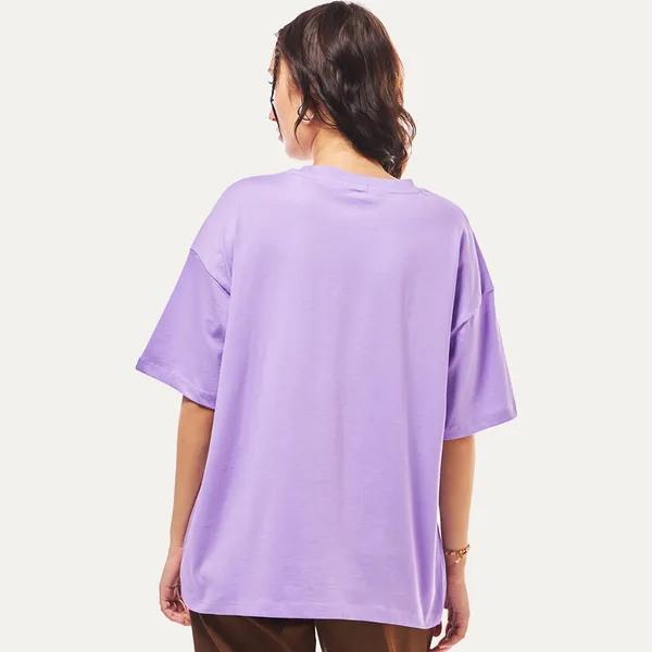 Purple_Cotton_Blend_Printed_Round_Neck_Half_Sleeve_Comfort_Fit_&_Oversized_&_Regular_T-Shirt_For_Women