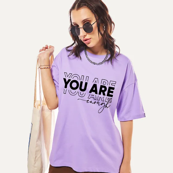Purple_Cotton_Blend_Printed_Round_Neck_Half_Sleeve_Oversized_T-Shirt_For_Women