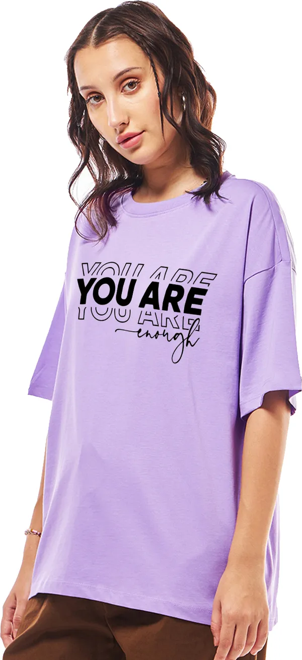 Purple_Cotton_Blend_Printed_Round_Neck_Half_Sleeve_Oversized_T-Shirt_For_Women