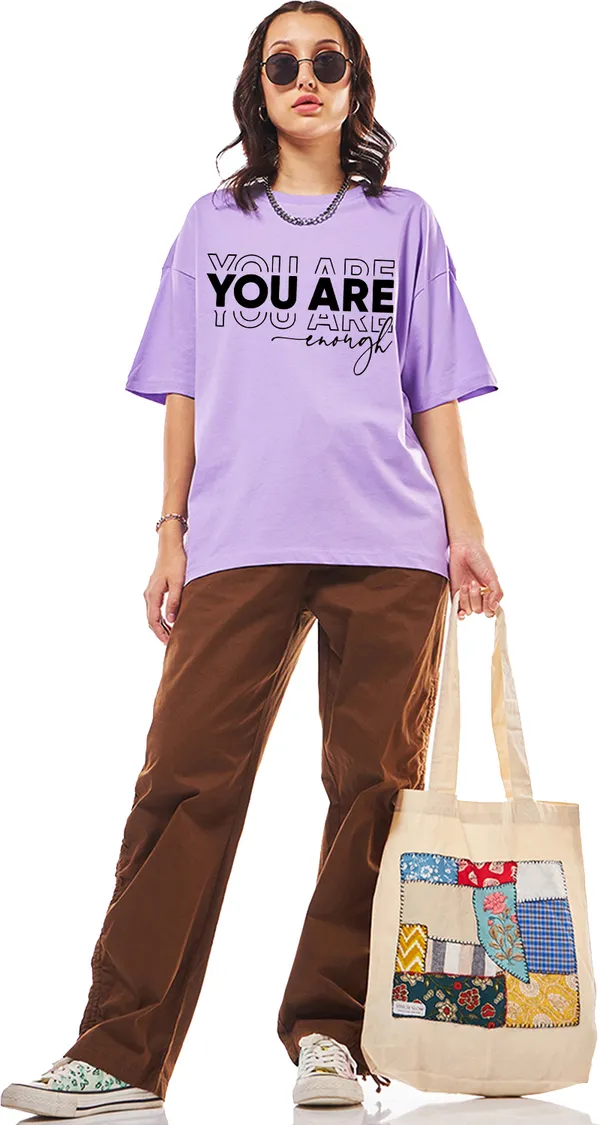 Purple_Cotton_Blend_Printed_Round_Neck_Half_Sleeve_Oversized_T-Shirt_For_Women