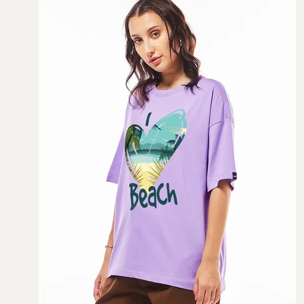Purple_Cotton_Blend_Printed_Round_Neck_Half_Sleeve_Oversized_T-Shirt_For_Women