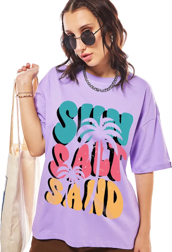Purple_Cotton_Blend_Printed_Round_Neck_Half_Sleeve_Oversized_T-Shirt_For_Women