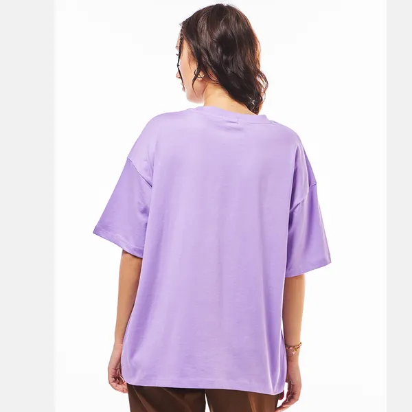 Purple_Cotton_Blend_Printed_Round_Neck_Half_Sleeve_Oversized_T-Shirt_For_Women