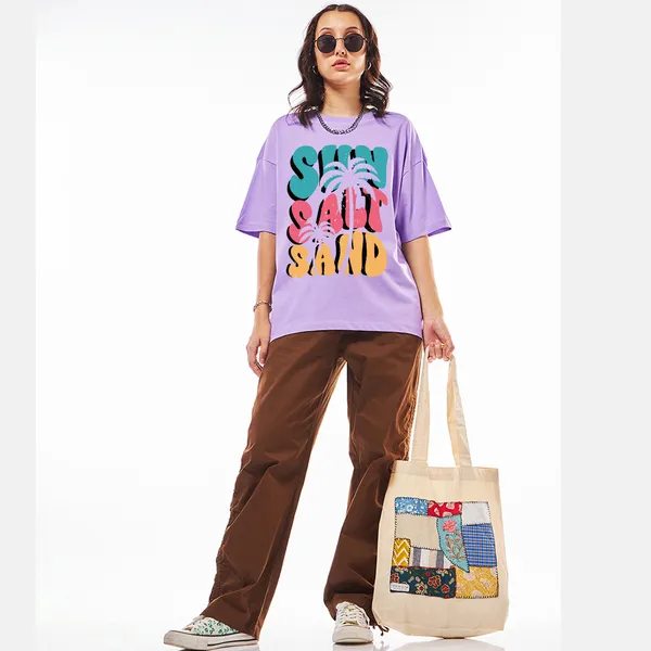 Purple_Cotton_Blend_Printed_Round_Neck_Half_Sleeve_Oversized_T-Shirt_For_Women