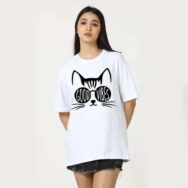 White_Cotton_Blend_Printed_Round_Neck_Half_Sleeve_Regular_T-Shirt_For_Women