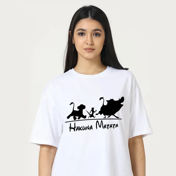 White_Cotton_Blend_Printed_Round_Neck_Half_Sleeve_Oversized_T-Shirt_For_Women
