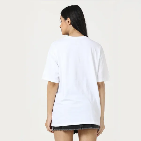 White_Cotton_Blend_Printed_Round_Neck_Half_Sleeve_Oversized_T-Shirt_For_Women