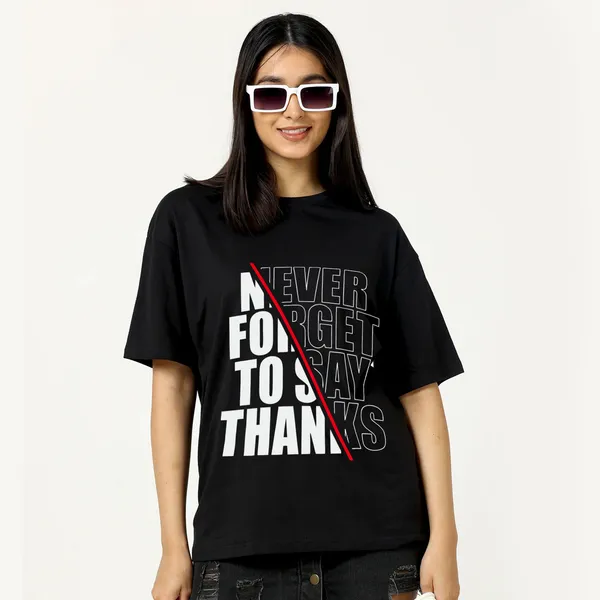 Black_Cotton_Blend_Printed_Round_Neck_Half_Sleeve_Oversized_T-Shirt_For_Women
