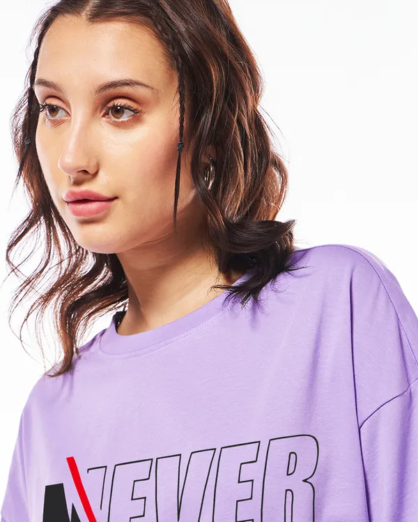 Purple_Cotton_Blend_Printed_Round_Neck_Half_Sleeve_Regular_T-Shirt_For_Women
