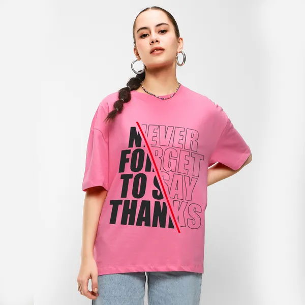 Pink_Cotton_Blend_Printed_Round_Neck_Half_Sleeve_Oversized_T-Shirt_For_Women