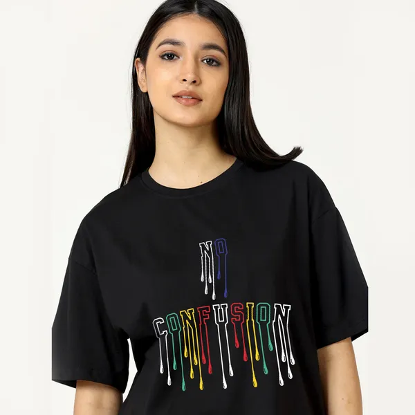 Black_Cotton_Blend_Printed_Round_Neck_Half_Sleeve_Regular_T-Shirt_For_Women