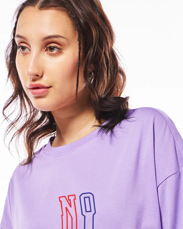 Purple_Cotton_Blend_Printed_Round_Neck_Half_Sleeve_Regular_T-Shirt_For_Women