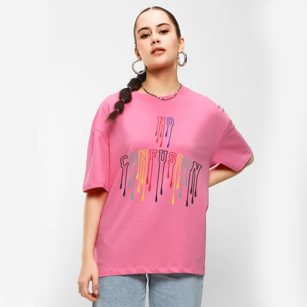 Pink_Cotton_Blend_Printed_Round_Neck_Half_Sleeve_Oversized_T-Shirt_For_Women