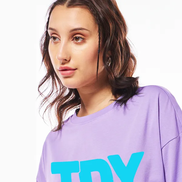 Purple_Cotton_Blend_Printed_Round_Neck_Half_Sleeve_Oversized_T-Shirt_For_Women