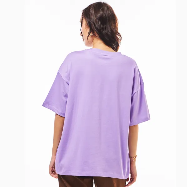 Purple_Cotton_Blend_Printed_Round_Neck_Half_Sleeve_Oversized_T-Shirt_For_Women