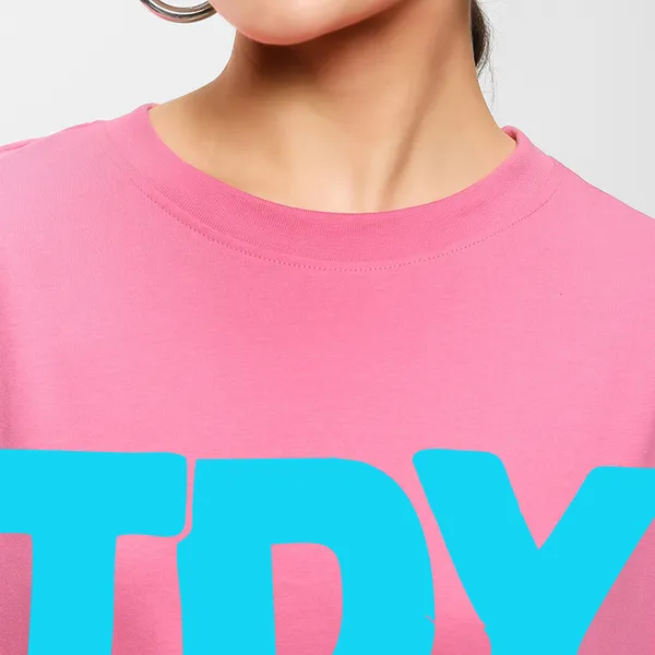 Pink_Cotton_Blend_Printed_Round_Neck_Half_Sleeve_Oversized_T-Shirt_For_Women
