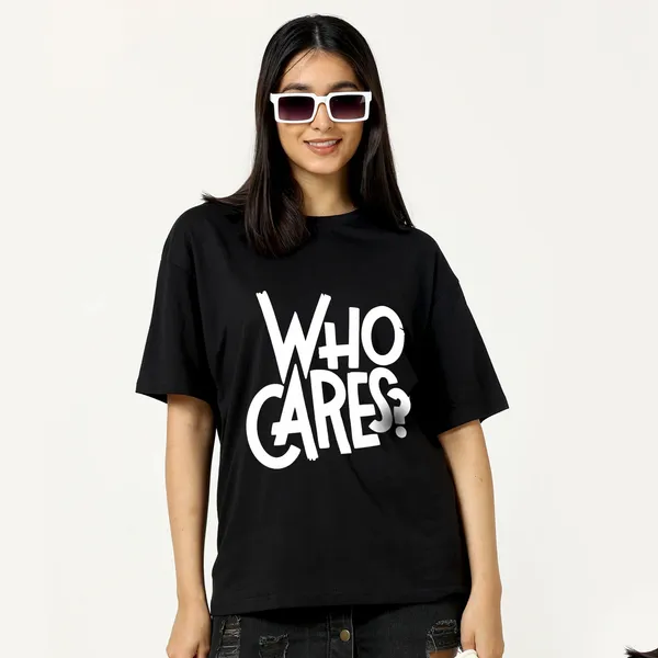 Black_Cotton_Blend_Printed_Round_Neck_Half_Sleeve_Oversized_T-Shirt_For_Women