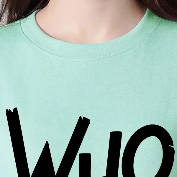 Green_Cotton_Blend_Printed_Round_Neck_Half_Sleeve_Oversized_T-Shirt_For_Women