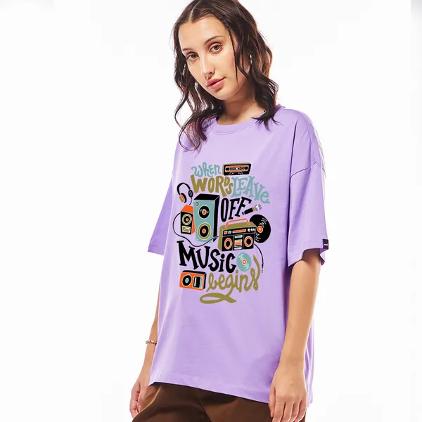 Purple_Cotton_Blend_Printed_Round_Neck_Half_Sleeve_Oversized_T-Shirt_For_Women