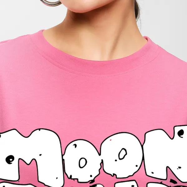 Pink_Cotton_Blend_Printed_Round_Neck_Half_Sleeve_Oversized_T-Shirt_For_Women