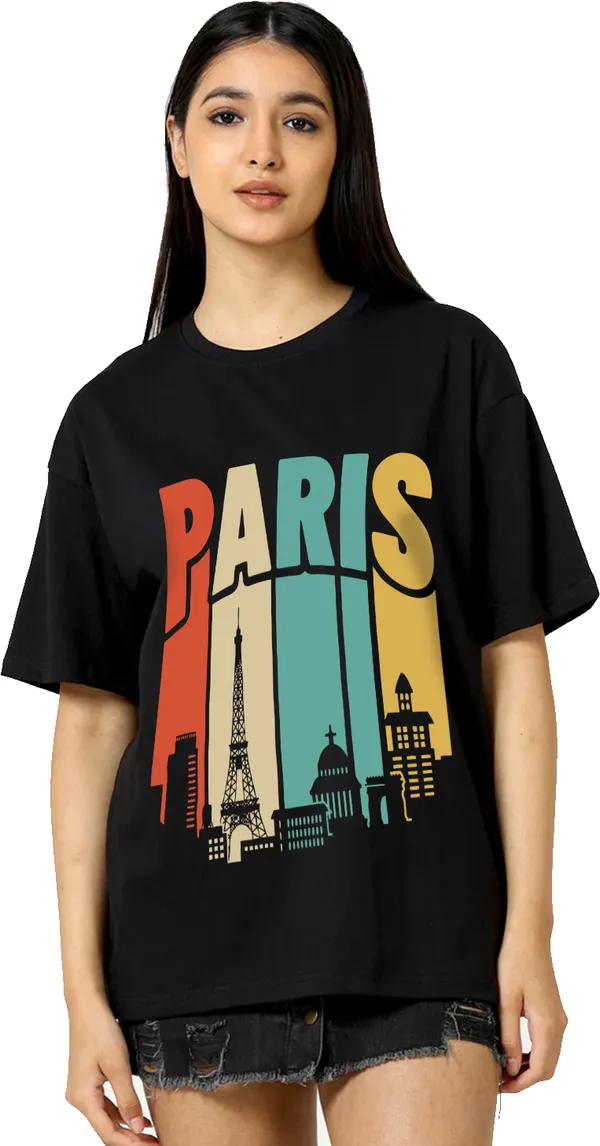 Black_Cotton_Blend_Printed_Round_Neck_Half_Sleeve_Oversized_T-Shirt_For_Women