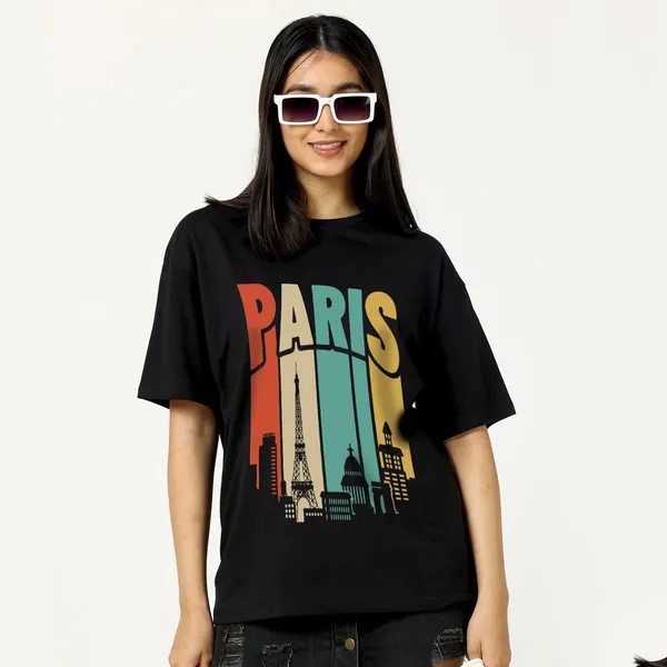Black_Cotton_Blend_Printed_Round_Neck_Half_Sleeve_Oversized_T-Shirt_For_Women