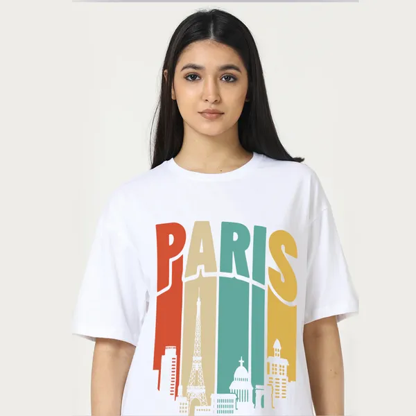 White_Cotton_Blend_Printed_Round_Neck_Half_Sleeve_Oversized_T-Shirt_For_Women