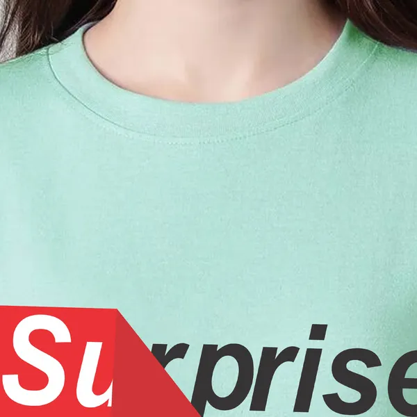 Green_Cotton_Blend_Printed_Round_Neck_Half_Sleeve_Oversized_T-Shirt_For_Women