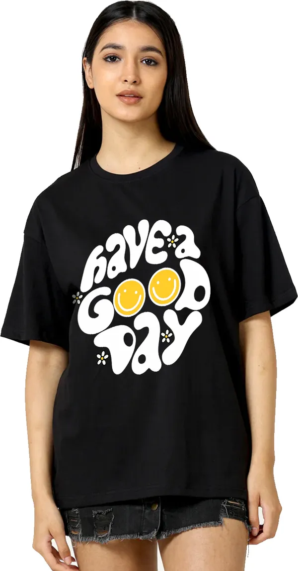 Black_Pure_Cotton_Printed_Round_Neck_Half_Sleeve_Oversized_T-Shirt_For_Women