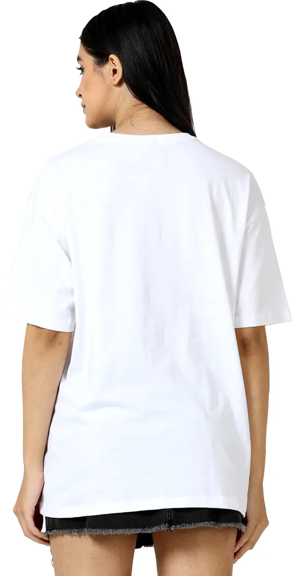 White_Pure_Cotton_Printed_Round_Neck_Half_Sleeve_Oversized_T-Shirt_For_Women