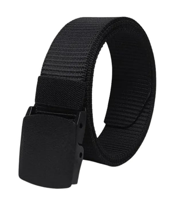 Black_&_Brown_Quality_Nylon/Canvas_Waist_Belt_For_Men_&_Women