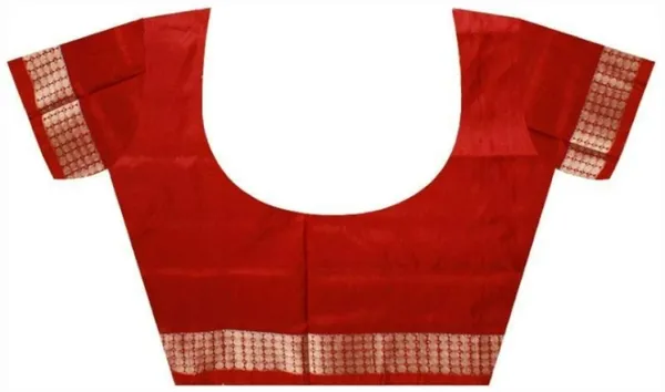 Mustard_Silk_Blend_Blend_Temple_Border_Solid/Plain_Sambalpuri_Saree_For_Women
