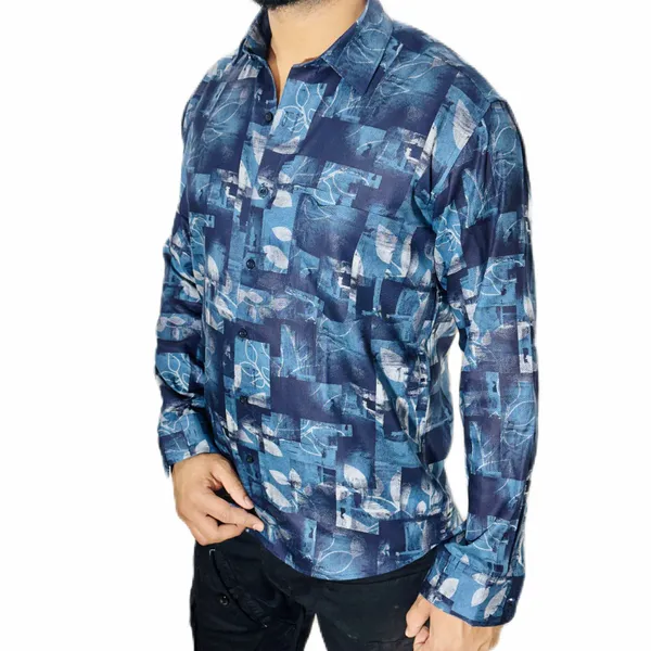 Blue_&_Grey_Cotton_Full_Sleeve_Patch_Printed_Shirts_For_Men