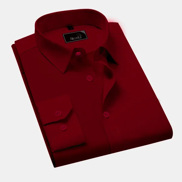 Crimson_Maroon_Cotton_Full_Sleeve_Formal_Plain_Shirts_For_Men