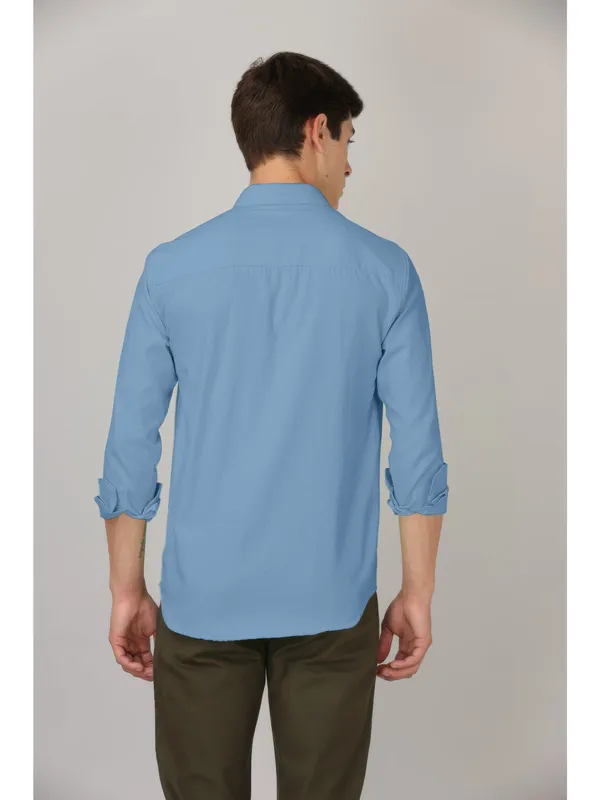 Light_Blue_Cotton_Full_Sleeve_Formal_Plain_Shirts_For_Men