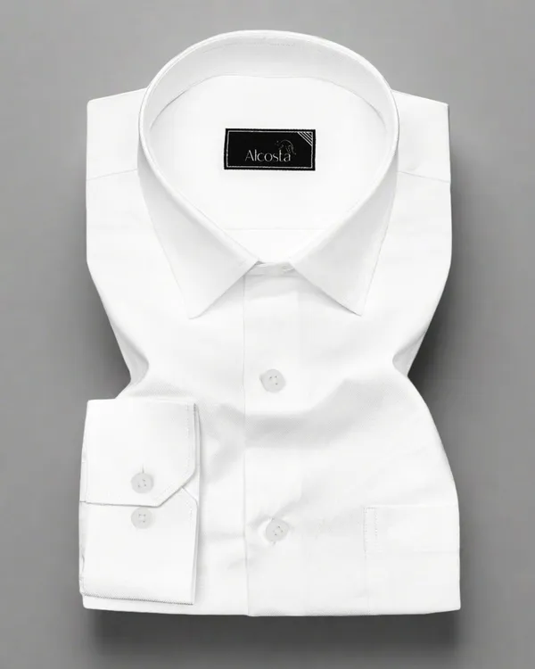 Pearl_White_Cotton_Full_Sleeve_Formal_Plain_Shirts_For_Men