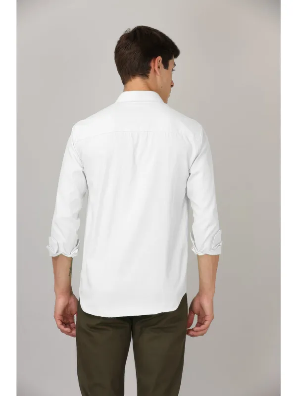 Pearl_White_Cotton_Full_Sleeve_Formal_Plain_Shirts_For_Men