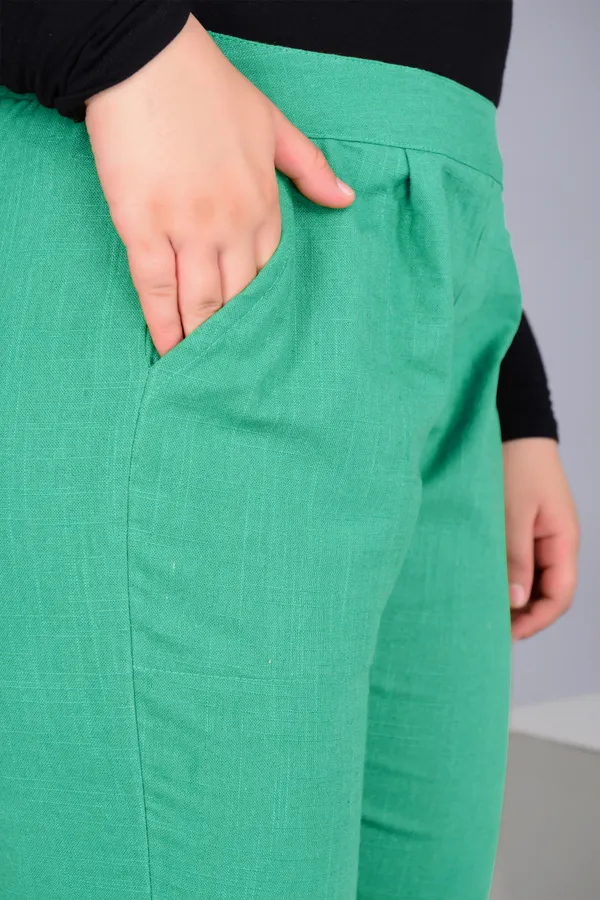 Aqua_Blue_Cotton_Classic_Regular_Fit_Solid_Pant_For_Girl