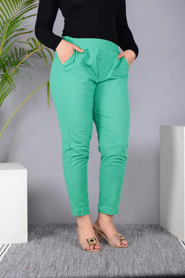 Aqua_Blue_Cotton_Classic_Regular_Fit_Solid_Pant_For_Girl