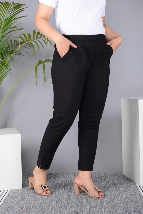 Black_Cotton_Classic_Regular_Fit_Solid_Pant_For_Girl