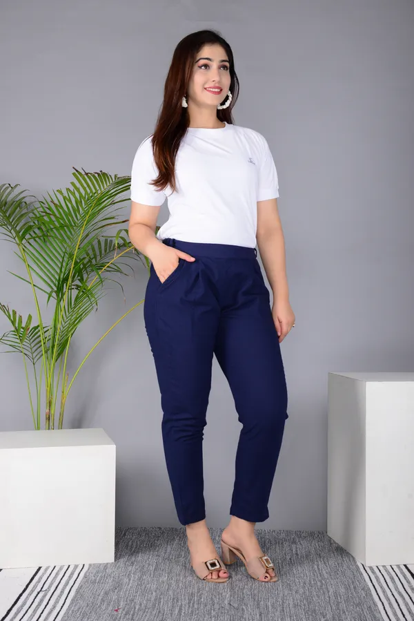 Blue_Regular_Fit_Solid_Pant_for_Girls_|_Pure_Cotton_Classic_Comfort_Wear