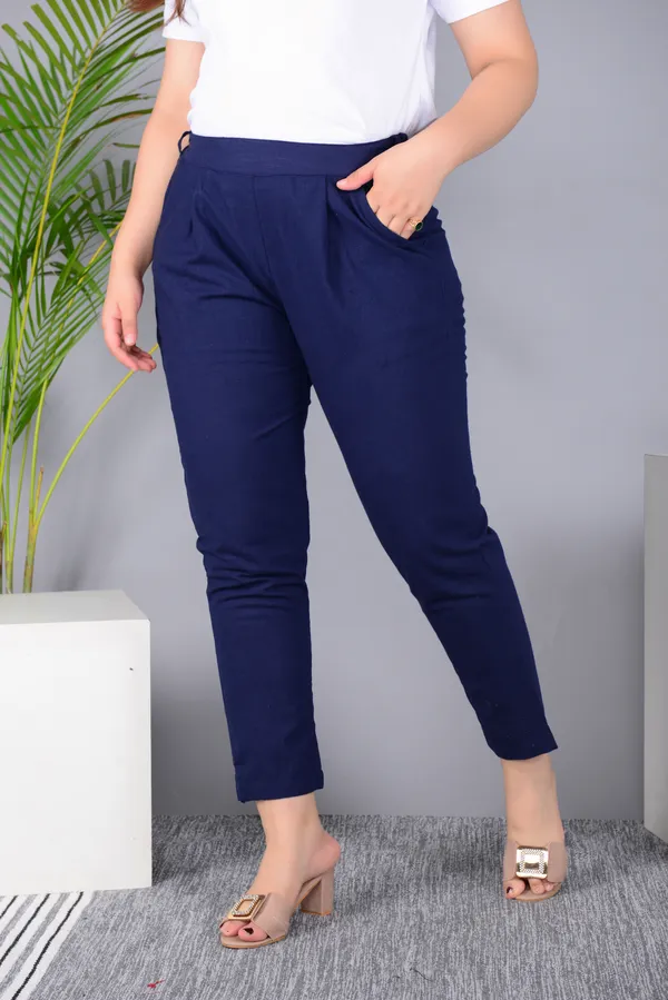 Blue_Regular_Fit_Solid_Pant_for_Girls_|_Pure_Cotton_Classic_Comfort_Wear