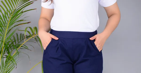 Blue_Regular_Fit_Solid_Pant_for_Girls_|_Pure_Cotton_Classic_Comfort_Wear