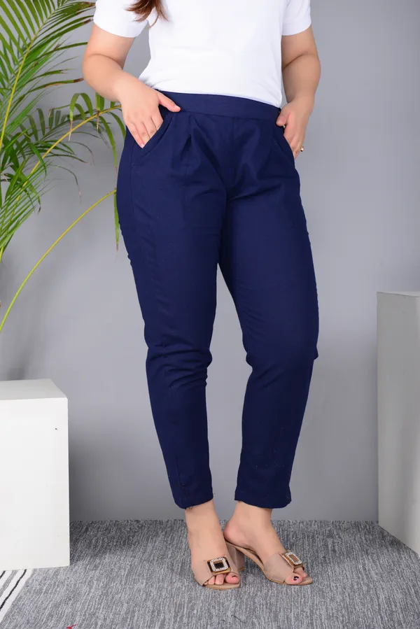Blue_Regular_Fit_Solid_Pant_for_Girls_|_Pure_Cotton_Classic_Comfort_Wear