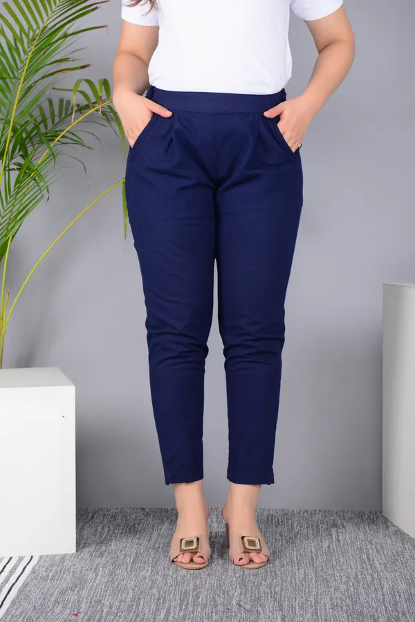 Blue_Regular_Fit_Solid_Pant_for_Girls_|_Pure_Cotton_Classic_Comfort_Wear
