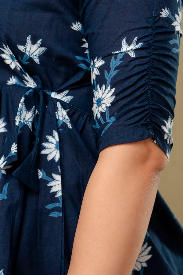 DARK_BLUE_Classic_Regular_Fit_Solid_Short_Top_For_Women_Classic_Regular_Fit_Solid_Short_Top_For_Women