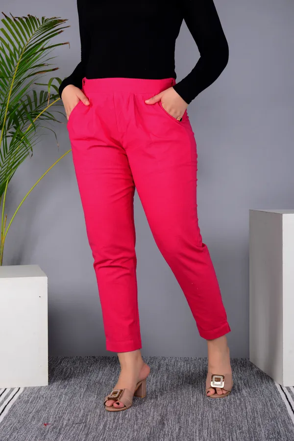 Pink_Cotton_Classic_Regular_Fit_Solid_Pant_For_Girl