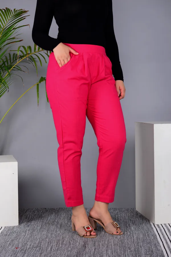 Pink_Cotton_Classic_Regular_Fit_Solid_Pant_For_Girl