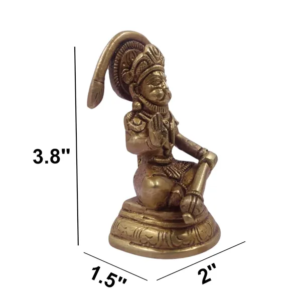Golden_Handcrafted_Superfine_Brass_Shree_Bajrangbali_Idol_Sitting_On_A_Brass_Singhaasan_With_Long_Tail_(6_X_3_X_10_Cm)